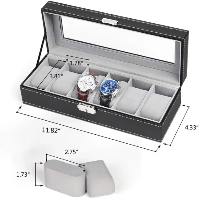 Box for Storing Watches Black – Luxury Packaging by Richpack - wrist watch display box 2