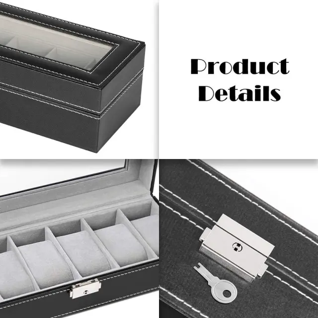 Box for Storing Watches Black – Luxury Packaging by Richpack - wrist watch display box 3