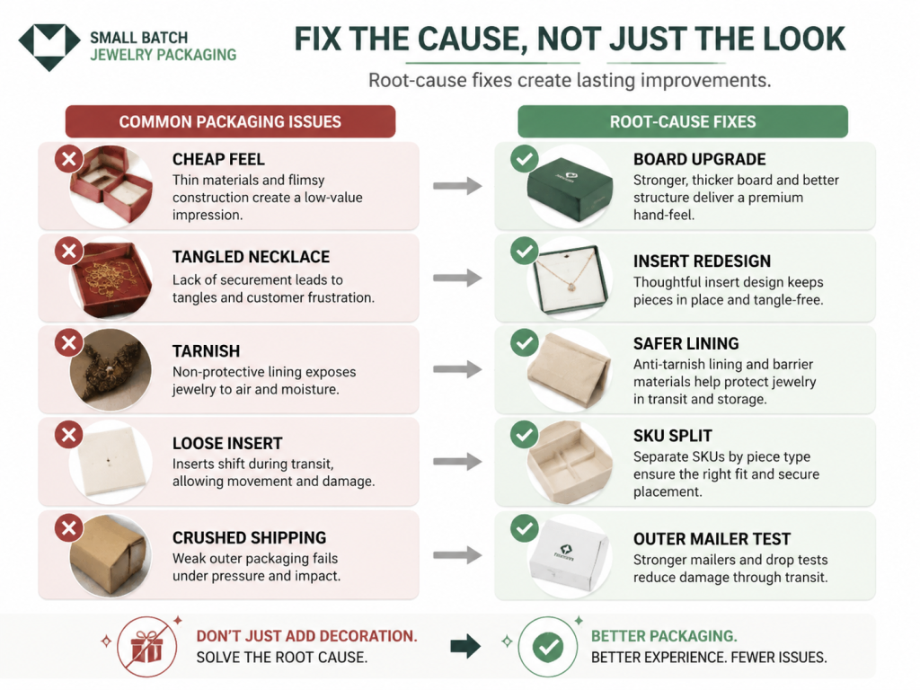 The Ultimate Guide to Small Batch Jewelry Packaging - Common Small Batch Jewelry Packaging Problems and Fixes