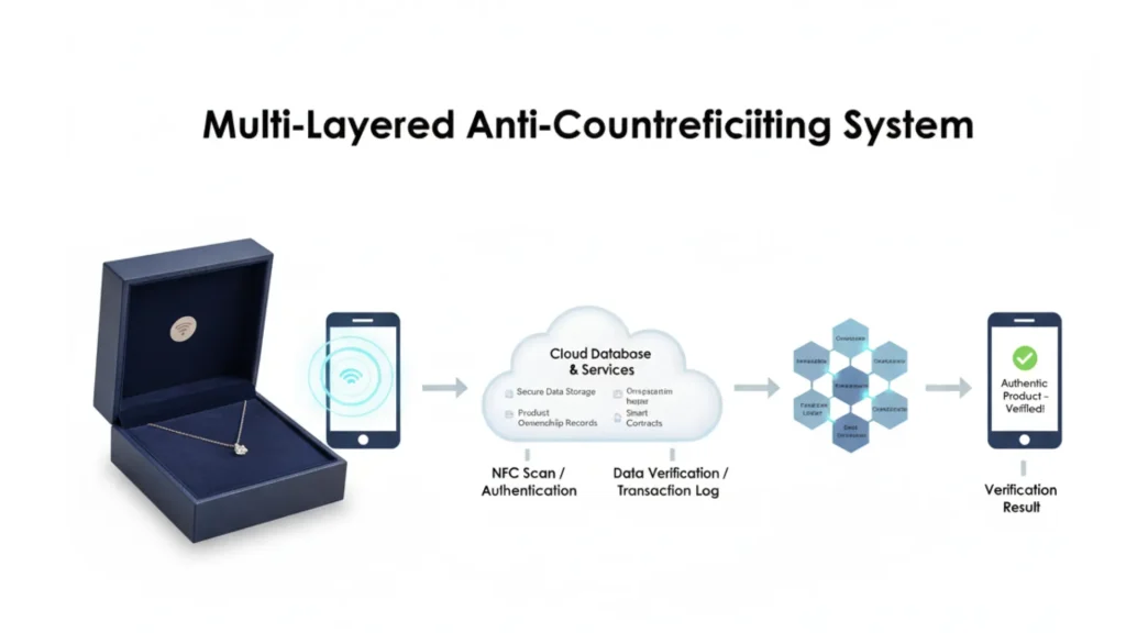 Multi device connectivity with jewelry packaging