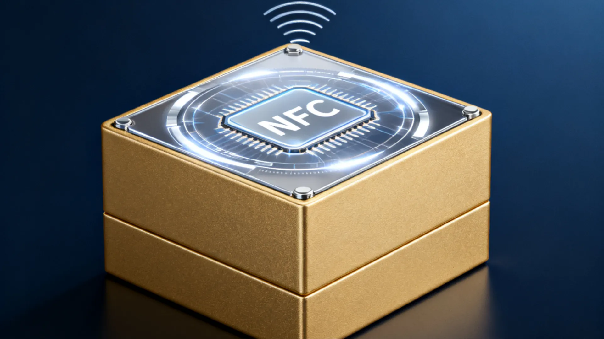 RFID enabled luxury jewelry box