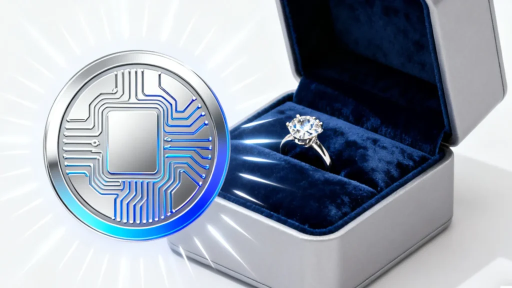 Smart jewelry box with NFC technology