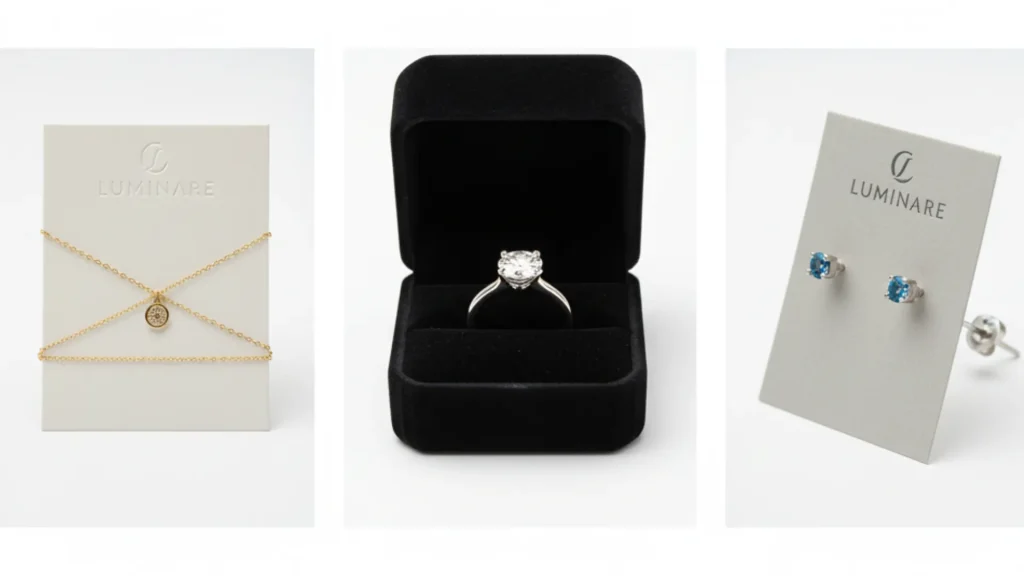 Specialty Packaging for Necklaces, Rings, and Earrings