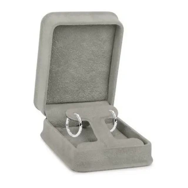 Suede Bracelet Box Navy Blue | Custom Luxury Jewelry Packaging – Richpack - Suede T Style Earring Box 2