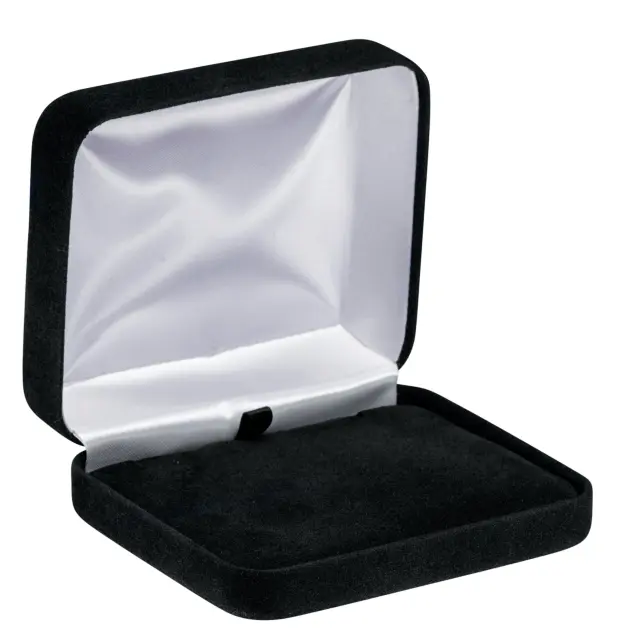 Suede Universal Box Black | Luxury Jewelry Packaging & Custom Display Solutions – Richpack - Suede Universal Utility Box