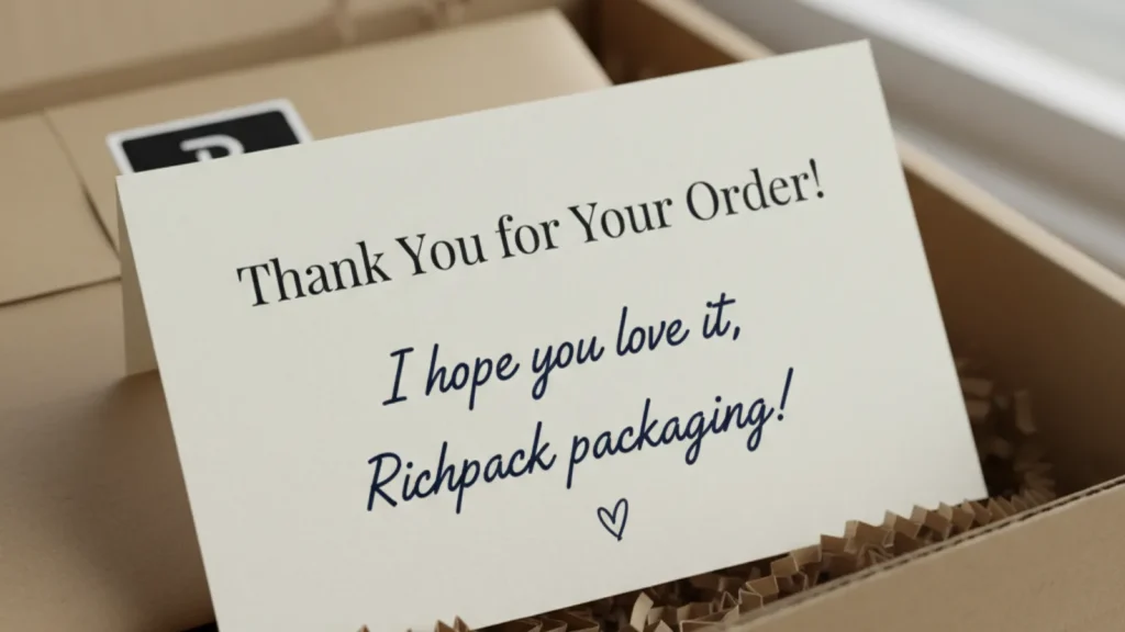 How Do You Package Your Gifts - The Handwritten Thank You Note