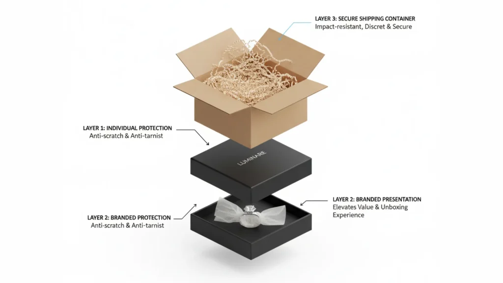 The Professional 3 Layer Jewelry Packaging Method