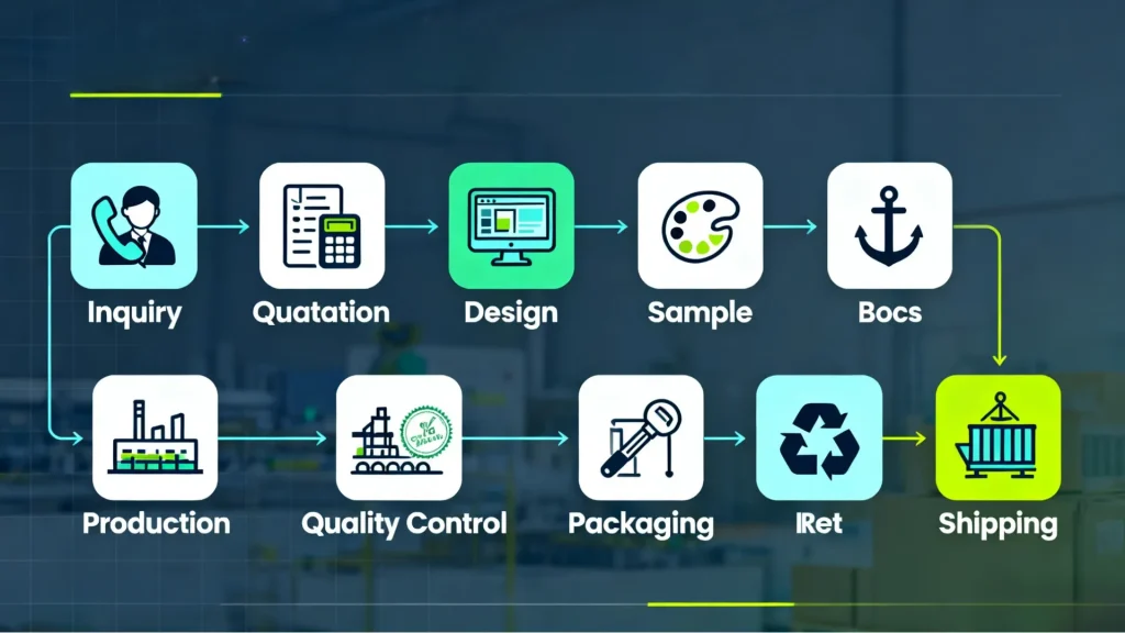 eco friendly and packaging process