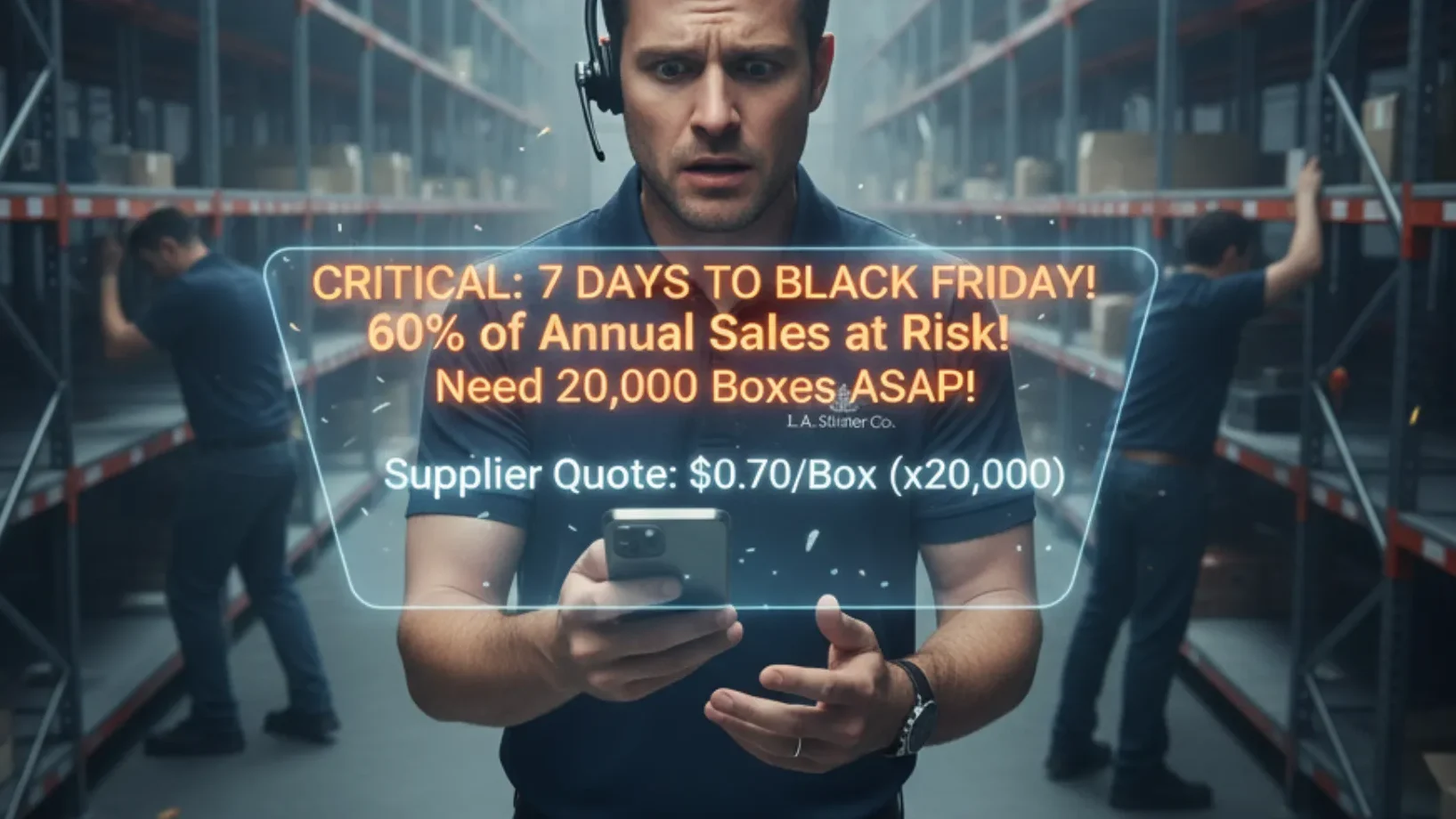 ecommerce jewelry brand black friday packaging shortage