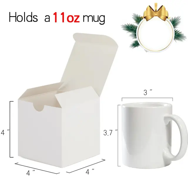Little Present Boxes Pearl White Paper 3x3x3 | Custom Jewelry & Event Packaging – Richpack - little present boxes 2