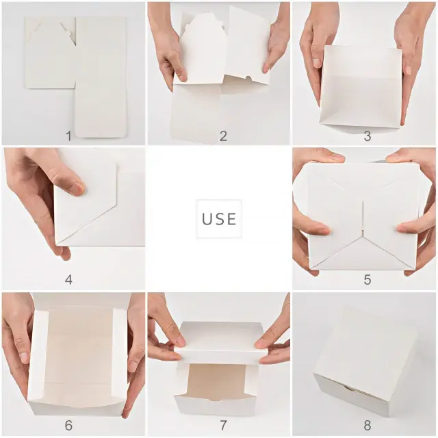 Little Present Boxes Pearl White Paper 3x3x3 | Custom Jewelry & Event Packaging – Richpack - little present boxes 4