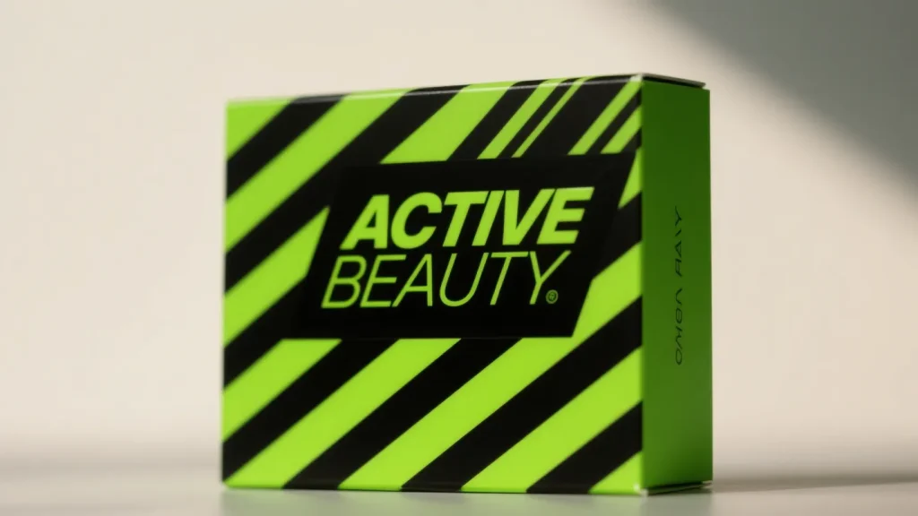 makeup box packaging design active beauty