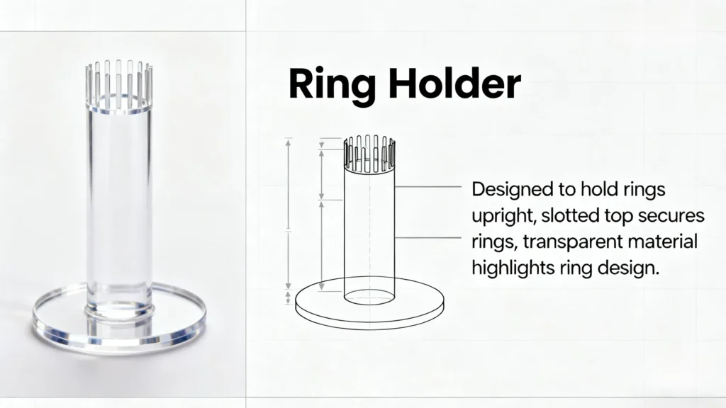 High-Conversion Jewelry Displays: Strategy & Design for Retail - ring holder jewelry display accessory