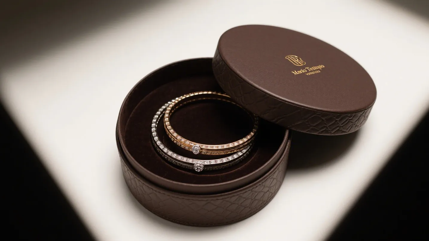 round luxury jewelry women monthly gift box
