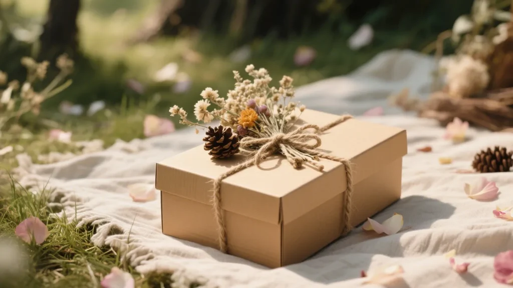 rustic floral women monthly gift box