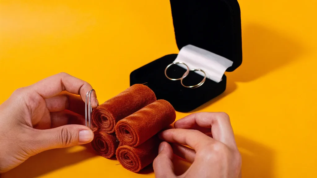 using tools on jewelry box