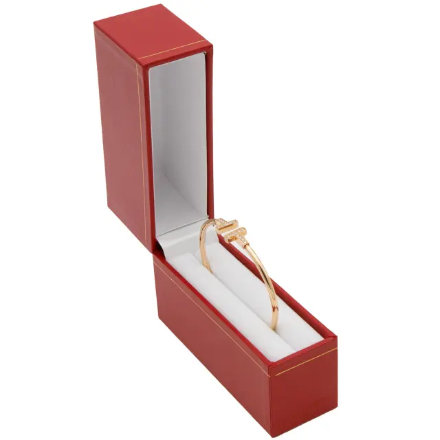 Cartier Watch-Pillow Box | Vintage Leather Luxury Timepiece Packaging – Richpack - Cartier Bangle Box