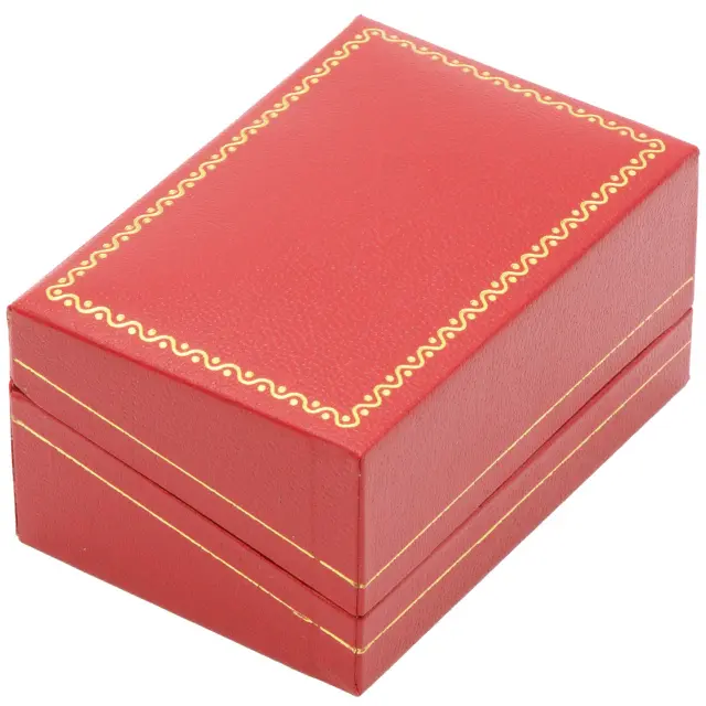 Cartier Watch-Pillow Box | Vintage Leather Luxury Timepiece Packaging – Richpack - Cartier Double Ring Box 2