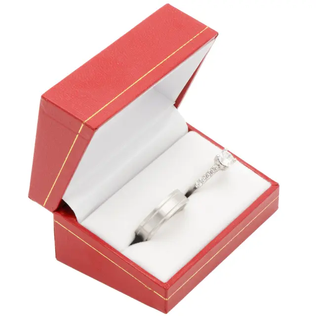 Cartier Watch-Pillow Box | Vintage Leather Luxury Timepiece Packaging – Richpack - Cartier Double Ring Box
