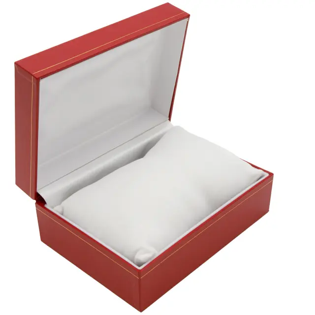 Cartier Watch-Pillow Box | Vintage Leather Luxury Timepiece Packaging – Richpack - Cartier watch watch pillow box