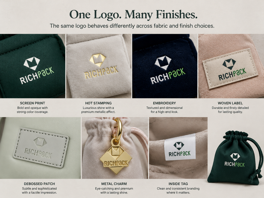 Bitxi-poltsak handizkako salmentarako: Materialen eta erosketa masiboen gida osoa - Logotipodun bitxi-poltsa pertsonalizatuak