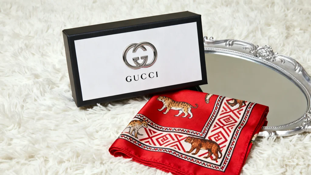 Gucci Scarf and Brand Gift Box