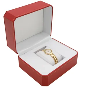 جعبه‌های کارتیه | بسته‌بندی جواهرات چرم قرمز سفارشی – Richpack - جعبه‌های ساعت کارتیه