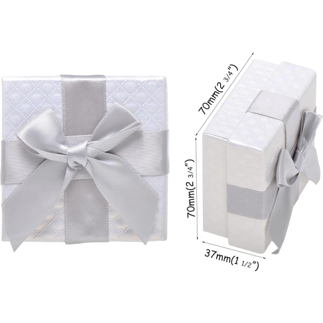 Jewellery Gift Box Pearl White | Custom Packaging by Richpack - jewellery gift box 2
