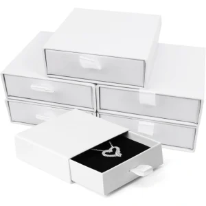 Jewellery Gift Box Pearl White | Custom Packaging by Richpack - jewellery gift box necklace