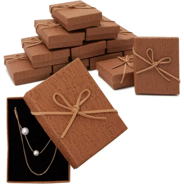 Jewellery Gift Box Pearl White | Custom Packaging by Richpack - jewelry necklace gift box 5