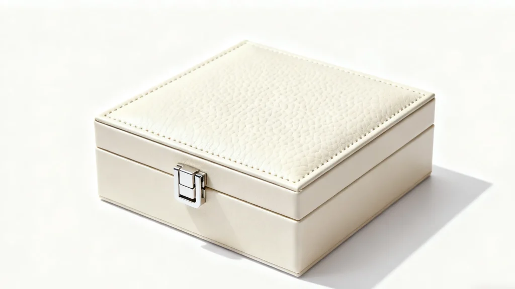 Bracelet Storage Box Sizes: Standard Packaging or Custom Dimensions? - leather beige bracelet storage box