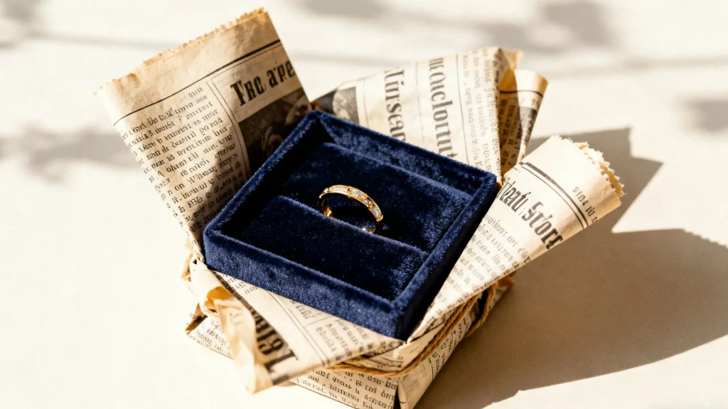 ring in velvet box