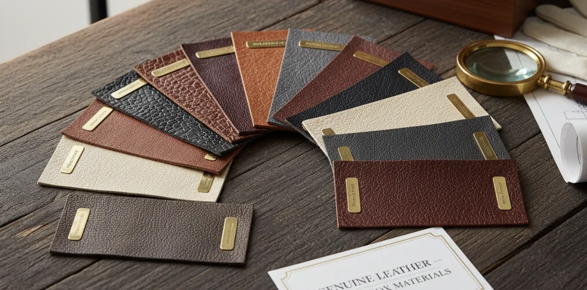 Genuine Leather Material Option