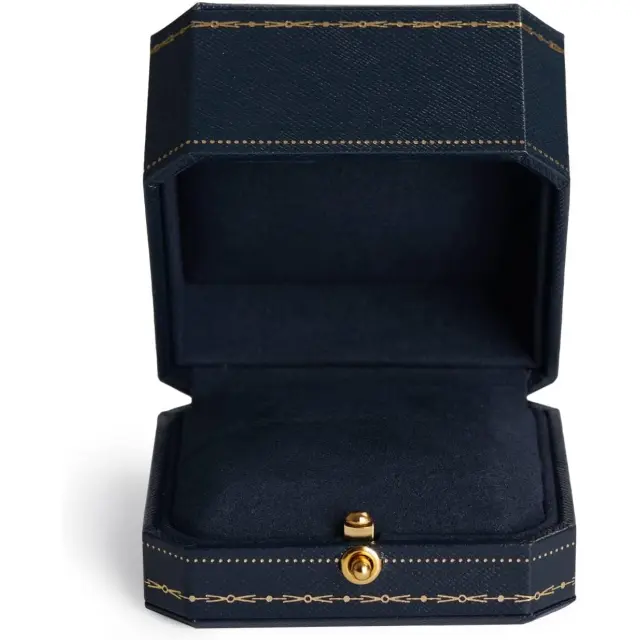Custom Engagement Ring Box – Luxury Dark Blue Leather | Richpack - custom engagement ring box 2