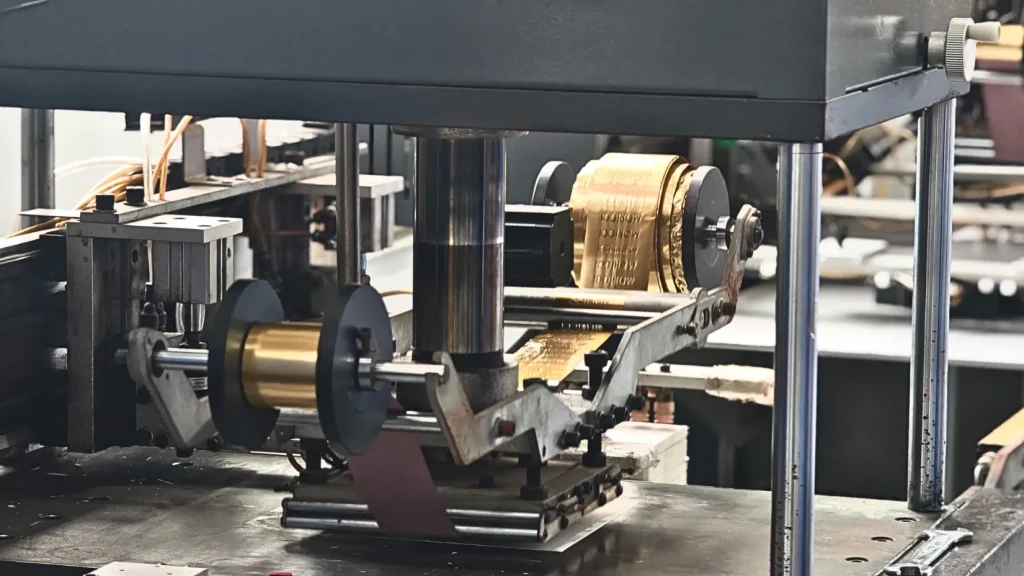 hot stamping machinery and equipment setup