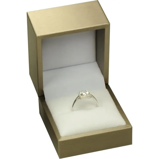 Black Velvet Ring Box for Jewelry Brands | Custom Wholesale Packaging Solutions – Richpack - wedding ring boxes 3