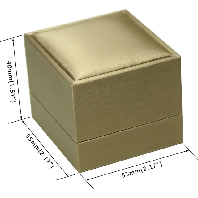 Black Velvet Ring Box for Jewelry Brands | Custom Wholesale Packaging Solutions – Richpack - wedding ring boxes 5