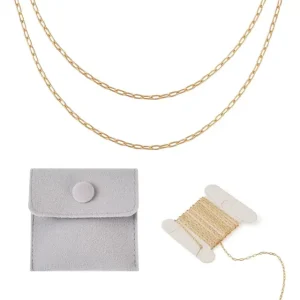 Permanent Jewelry | Red Velvet Display Box for Professional Use – Richpack - Velvet Jewelry Bags