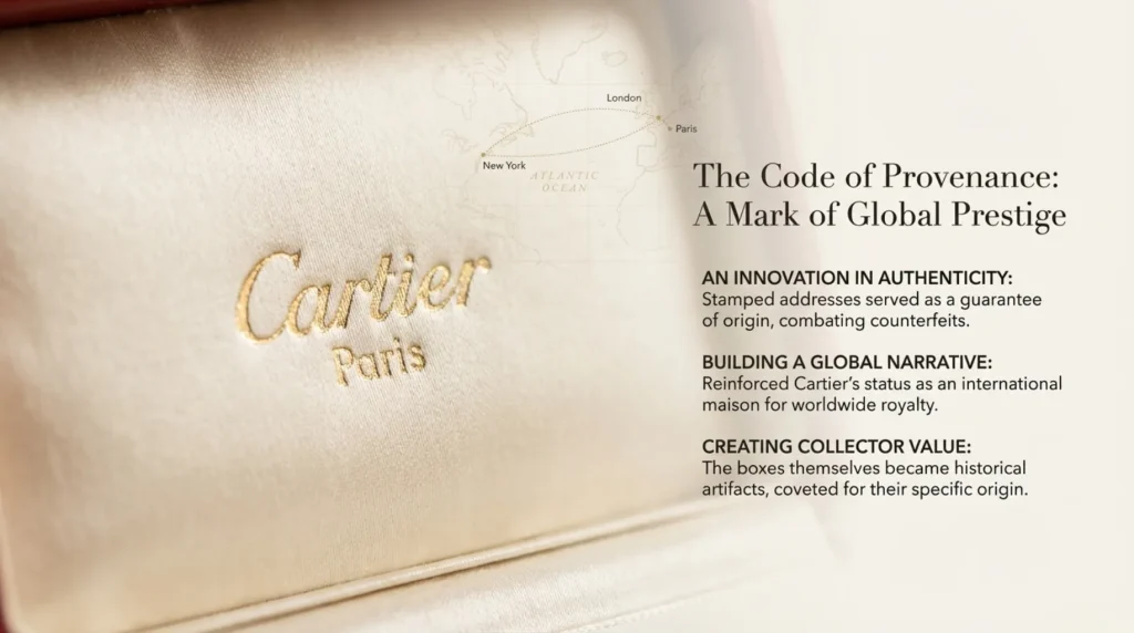 cartier red box code of provenance global prestige