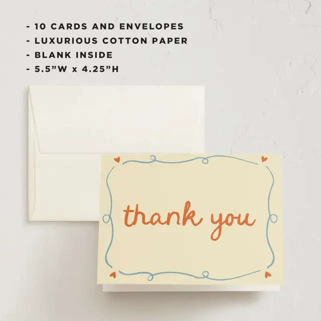 Funny Thank You Cards | Folded Thank You Cards with Envelopes | Blank Card, Hand Drawn Design, Luxurious Paper | Richpack Wholesale - funny thank you cards​ 3