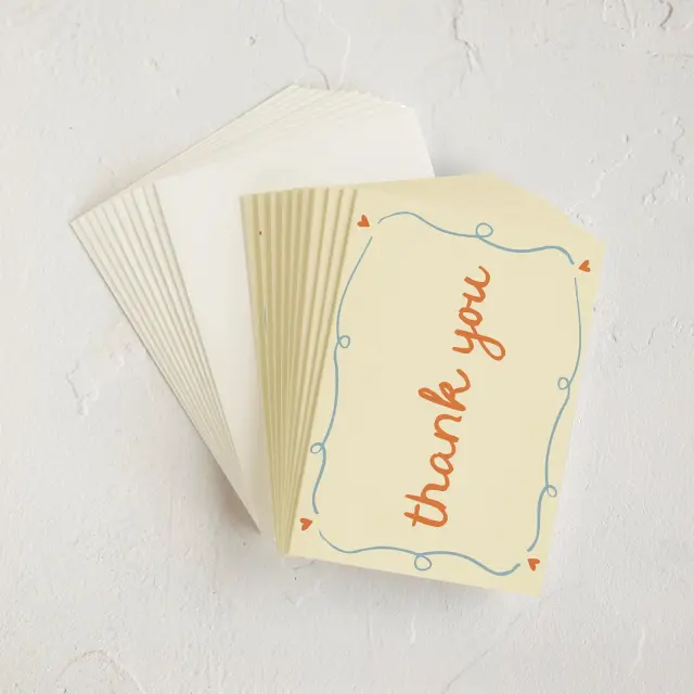 Funny Thank You Cards | Folded Thank You Cards with Envelopes | Blank Card, Hand Drawn Design, Luxurious Paper | Richpack Wholesale - funny thank you cards​ 4