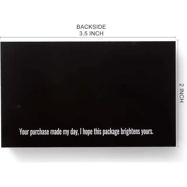 Gloss Thank You Card | Blank Backside for You to Leave Your Personal Message | For Wedding, Bridal, Baby Shower, Graduation, Business | Richpack Wholesale - gloss thank you card 3