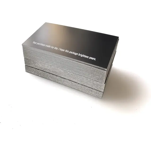 Gloss Thank You Card | Blank Backside for You to Leave Your Personal Message | For Wedding, Bridal, Baby Shower, Graduation, Business | Richpack Wholesale - gloss thank you card 4