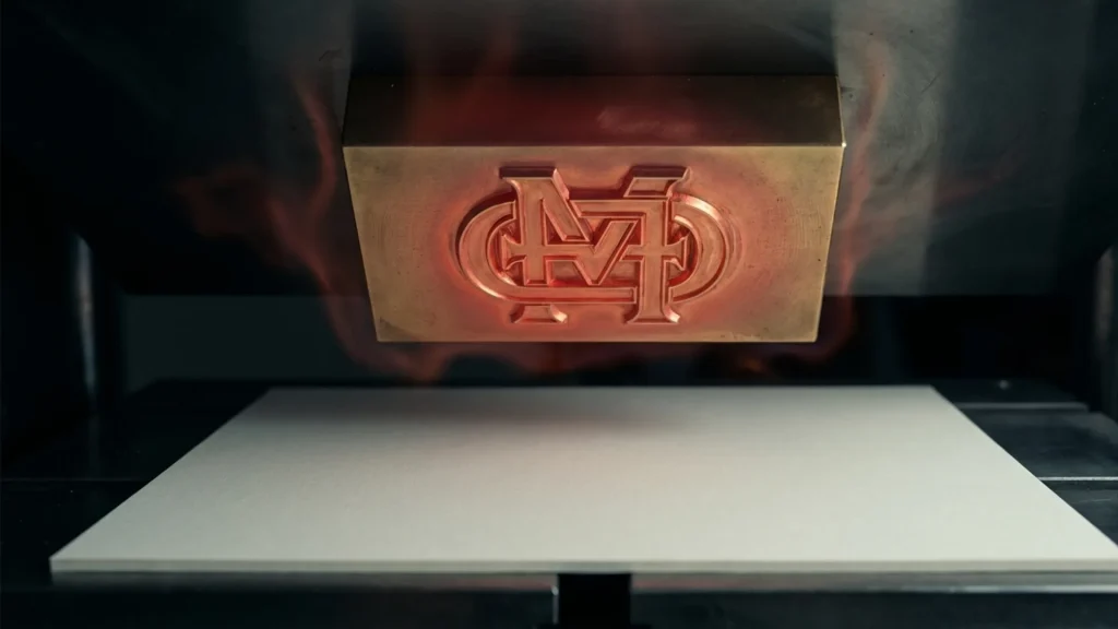 hot stamping logo brass die