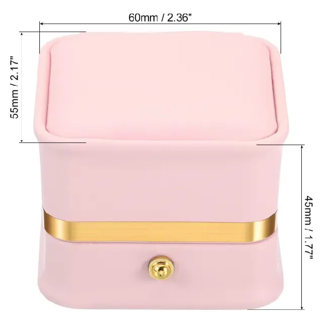 Chic Small Box for Chain Necklaces - The Epitome of Jewelry Storage and Gifting Elegance - marriage proposal ring box​ 2