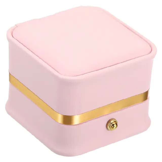 Chic Small Box for Chain Necklaces - The Epitome of Jewelry Storage and Gifting Elegance - marriage proposal ring box​ 3