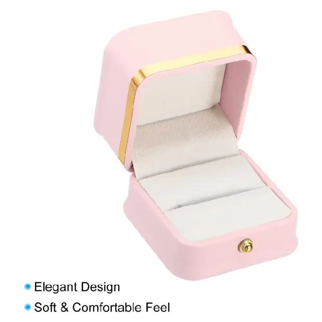 Chic Small Box for Chain Necklaces - The Epitome of Jewelry Storage and Gifting Elegance - marriage proposal ring box​ 4