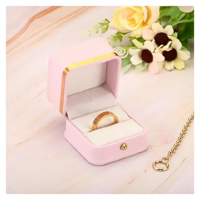 Chic Small Box for Chain Necklaces - The Epitome of Jewelry Storage and Gifting Elegance - marriage proposal ring box​ 5