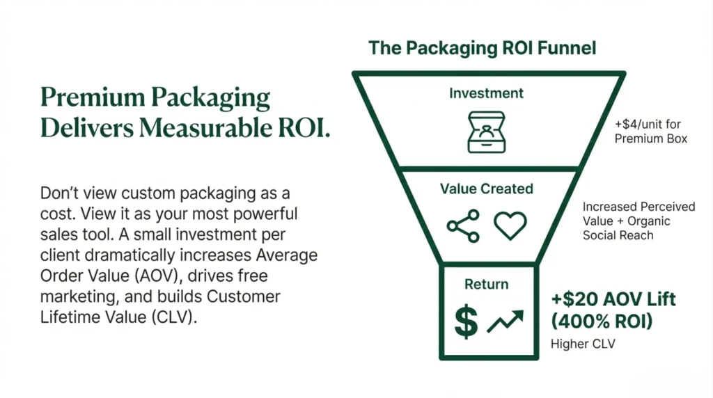 premium jewelry packaging roi funnel increased aov