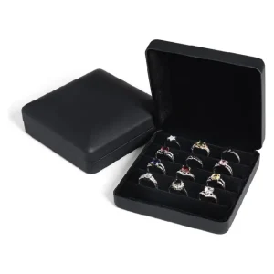 Custom Black Velvet Ring Storage Box | Professional Jewelry Storage & Wholesale Supply – Richpack - ring storage box